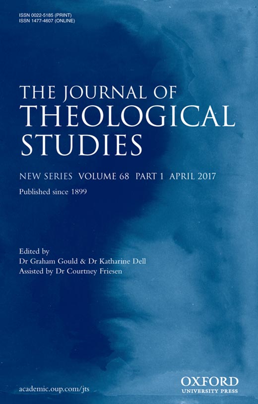 The Journal of Theological Studies